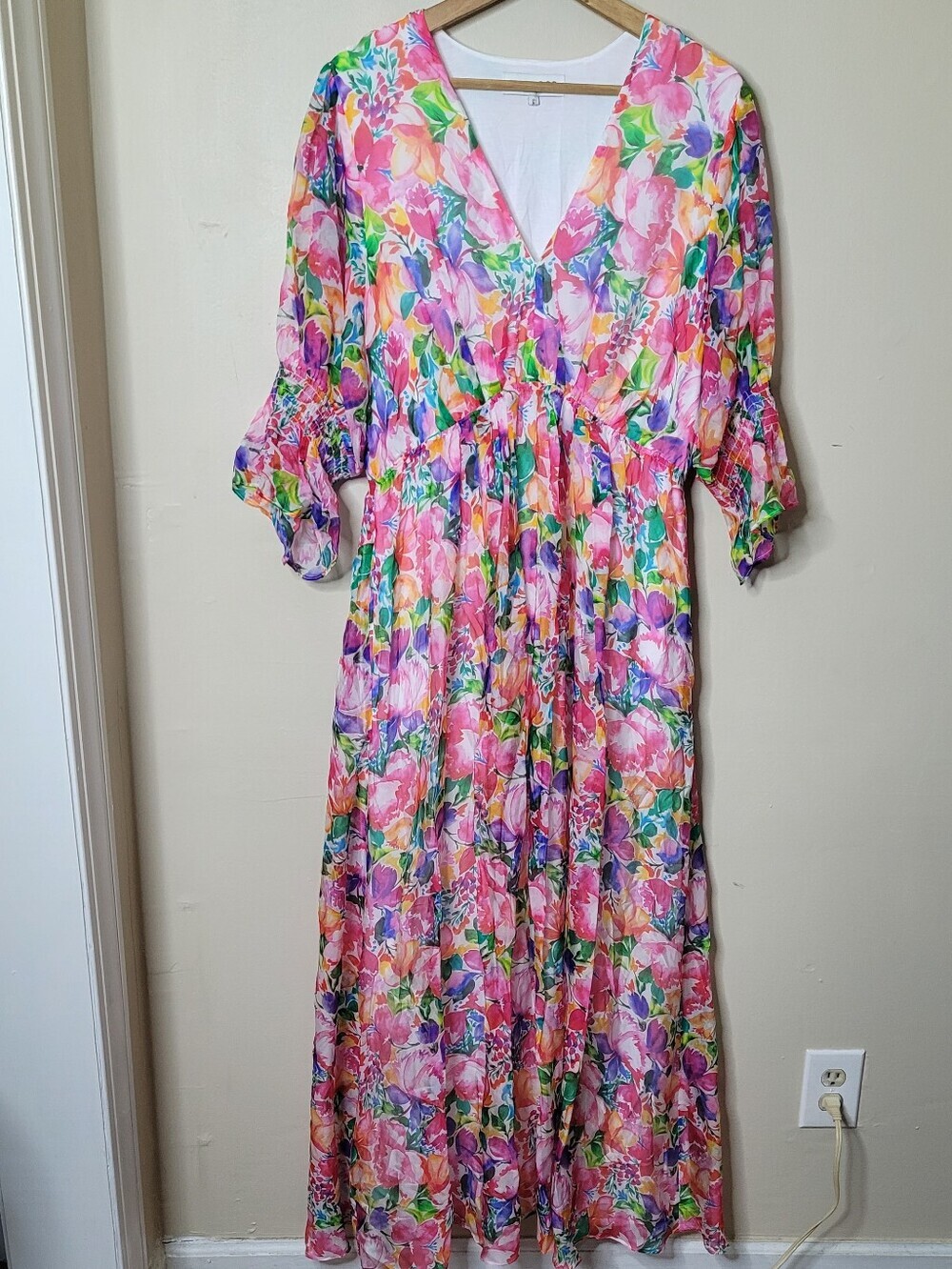 Hale Bob Ophelia Chiffon Maxi Dress - Picture 2 of 12
